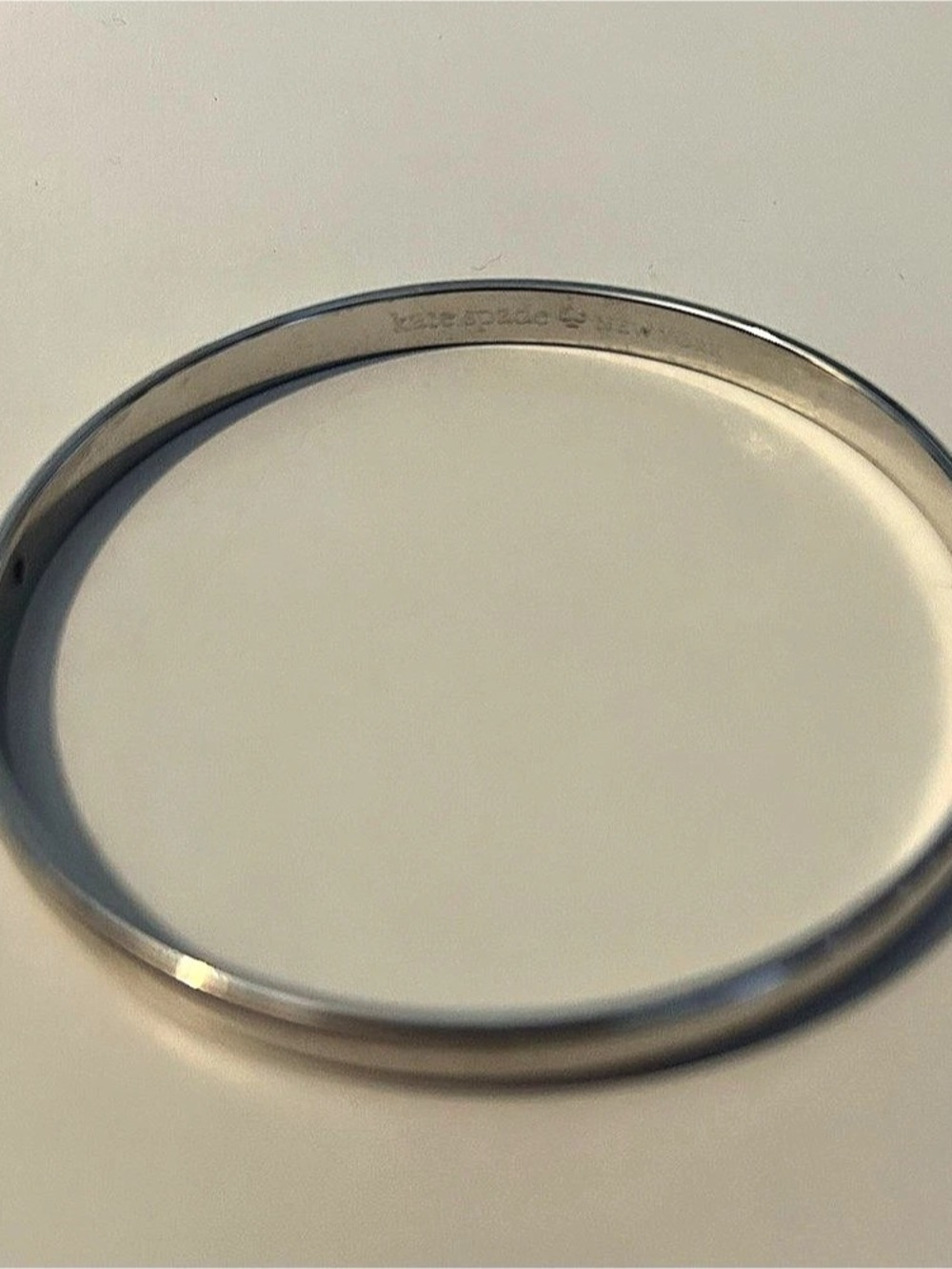 Kate Spade New York Silver Lining Idiom Bangle Silver